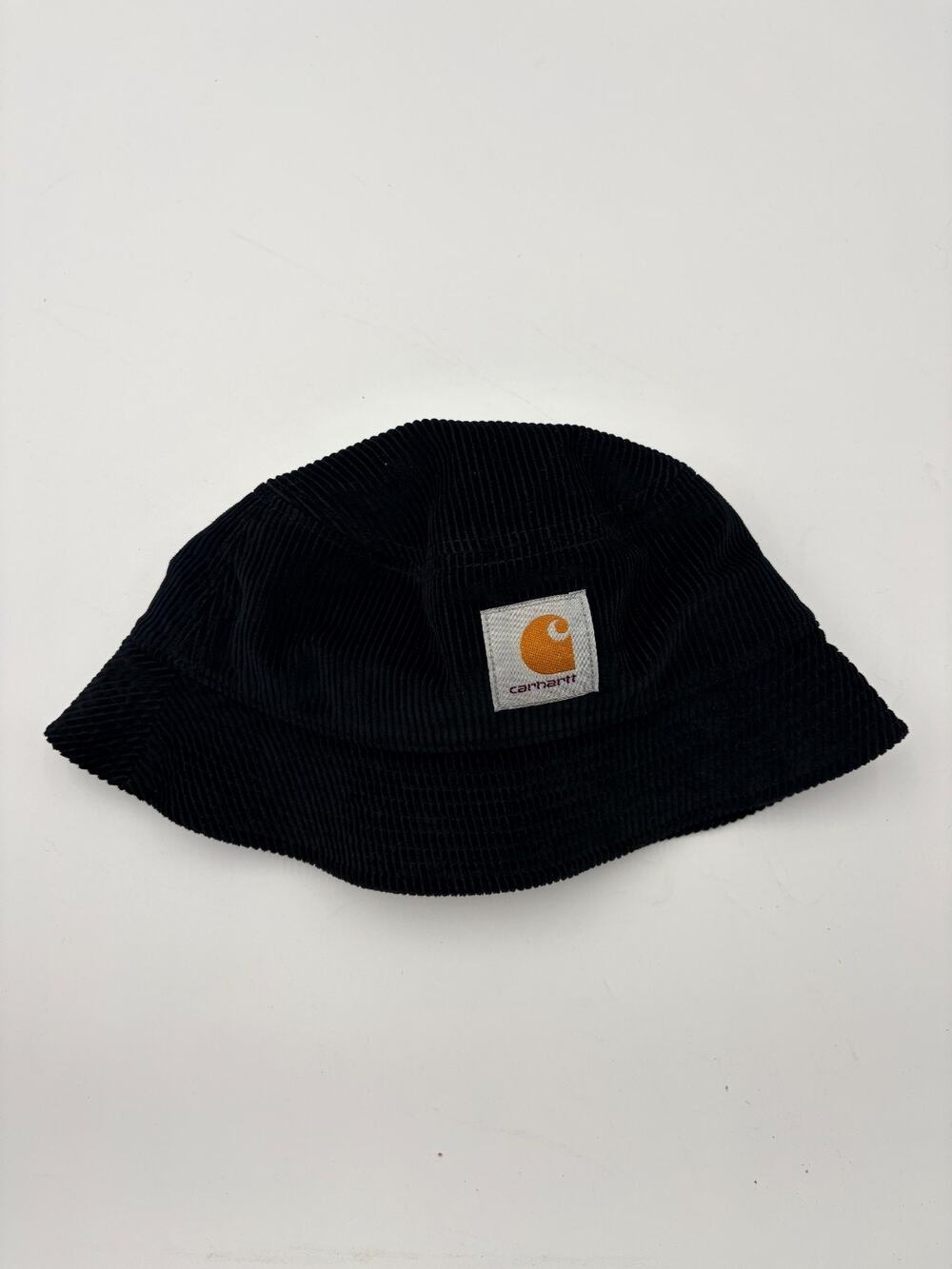 Carhartt Work In Progress Corduroy Bucket Hat Men's Size M/L Black Sun Cap